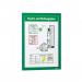 Durable DURAFRAME Self Adhesive Magnetic Signage Frame - 2 Pack - A4 Green 