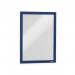 Durable DURAFRAME Self Adhesive Magnetic Signage Frame - 2 Pack - A4 Blue 487207