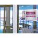 Durable DURAFRAME Self Adhesive Magnetic Signage Frame - 2 Pack - A4 Silver 