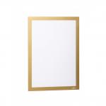 Durable DURAFRAME Self Adhesive Magnetic Signage Frame - 2 Pack - A4 Gold 487230