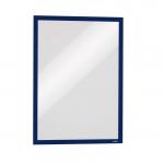 Durable DURAFRAME Self Adhesive Magnetic Signage Frame - 2 Pack - A3 Blue 487307