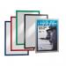 Durable DURAFRAME Self Adhesive Magnetic Signage Frame - 2 Pack - A3 Silver 