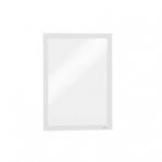 Durable DURAFRAME Self Adhesive Magnetic Signage Frame - 10 Pack - A4 White 488202