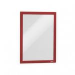 Durable DURAFRAME Self Adhesive Magnetic Signage Frame - 10 Pack - A4 Red 488203