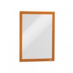 Durable DURAFRAME Self Adhesive Magnetic Signage Frame - 10 Pack - A4 Orange 488209