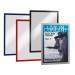 Durable DURAFRAME Self Adhesive Magnetic Signage Frame - 6 Pack - A3 Black 