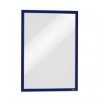 Durable DURAFRAME Self Adhesive Magnetic Signage Frame - 6 Pack - A3 Blue 488307