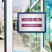 Durable DURAFRAME Self Adhesive Magnetic Signage Frame - A4 Blue 