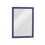 Durable DURAFRAME Self Adhesive Magnetic Signage Frame - A4 Blue 489907