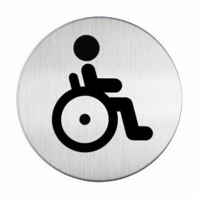 Durable PICTOGRAM Disabled WC 83mm - Pack of 5 490623