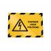 Durable DURAFRAME Adhesive Magnetic Hazard Frame - 2 Pack - A4 Black & Yellow 