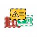 Durable DURAFRAME Adhesive Magnetic Hazard Frame - 2 Pack - A4 Green & White 