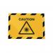 Durable DURAFRAME Magnetic Signage Hazard Frame - 5 Pack - A4 Yellow & Black 