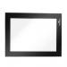 Durable DURAFRAME Magnetic Document Signage Frame for Metal - 5 Pack - A6 Black 