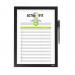 Durable DURAFRAME NOTE Adhesive Magnetic Document Frame + Pen Holder - A4 Black 