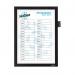 Durable DURAFRAME NOTE Adhesive Magnetic Document Frame + Pen Holder - A4 Black 