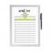 Durable DURAFRAME NOTE Adhesive Magnetic Document Frame + Pen Holder - A4 Silver 