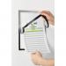 Durable DURAFRAME NOTE Adhesive Magnetic Document Frame + Pen Holder - A4 Silver 