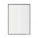 Durable Static Cling UV Info Pocket Signage for Glass - 5 Pack - A4 Grey 501457