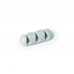 Durable CAVOLINE Cable Management Clip 3 Grey - Pack of 2 503910