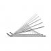 Durable Premium Aluminium Foldable Laptop Stand Rise - Contemporary and Portable 