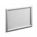 Durable Outdoor Snap Frame Weatherproof Poster Holder Notice Board - A4 Silver 506123