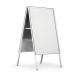 Durable A Board Foldable Pavement Sign Double Sided Snap Frame Stand - A1 Silver 506623