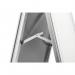 Durable A Board Foldable Pavement Sign Double Sided Snap Frame Stand - A1 Silver 506623
