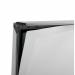 Durable Pavement Sign Heavy Water Base Double Sided Snap Frame Stand - A1 Silver 506723