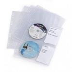 Durable CD/DVD Cover Pockets Pack of 10 523819