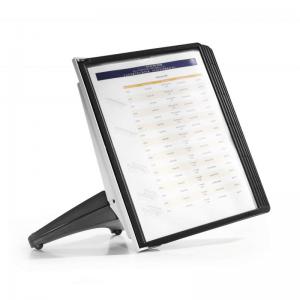Durable SHERPA SOHO TABLE 5 Desk Display Panel Stand - 5 Panels - A4