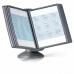 Durable SHERPA MOTION 360 Degree Desk Display Panel Stand - 10 Panels - A4 Grey 