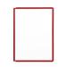 Durable SHERPA Replacement Display Panels - 5 Pack - A4 Red 560603