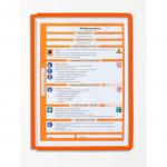 Durable SHERPA Replacement Display Panels - 5 Pack - A4 Orange 560609