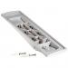 Durable SHERPA WALL 10 Replacement Bracket Mount and Fixings - A4 Grey 