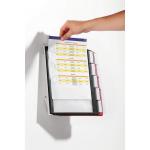 Durable SHERPA WALL 10 Display Panel Document Split Flap Index - A4 Colour Coded 563100