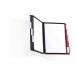 Durable SHERPA WALL 10 Display Panel Document Split Flap Index - A4 Colour Coded 