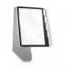 Durable SHERPA WALL 10 Display Panel Document Split Flap Index - A4 Black & Grey 