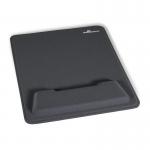 Durable ERGOTOP Soft Touch Mouse Mat with Foam Support Wrist Rest Pad - Grey 570358