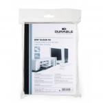 This photograph features 50 biodegradable sachets of durable whiteboard cleaning and absorbent dry phone cleaning wipes. The wipes are made of absorbent material and come in a convenient, easy-to-use sachet design. Each wipe is designed to effectively clean and remove marks from whiteboards and phones.