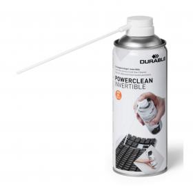 Durable POWERCLEAN Invertible Compressed Air Duster Keyboard PC Cleaner - 200ml 579719