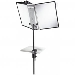 Durable SHERPA DESK CLAMP 10 Display Panel Stand Mount - 10 Panels -