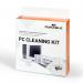 Durable PC Tech Cleaning Kit - Sprays, Wipes & Keyboard Tool - 6 Pack 583400