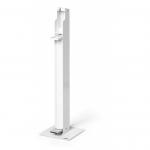 Durable Foot Pedal Hand Sanitiser Disinfectant Dispenser Floor Stand - White 589502