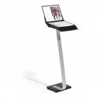 Durable SHERPA Pro 10 Aluminium Display Panel Floor Stand - A4 - Sliver 