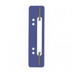 Durable FLEXI Punched Filing Strip Binding Clip Bar Tab - 250 Pack - Navy Blue 690107