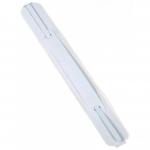 The photograph shows a pack of 100 white Durable FLEXIFIX self-adhesive filing strip binding clip bars. Each clip bar appears to be made of a durable material and features a flexible design. The self-adhesive backing allows for easy and secure attachment to documents. These filing accessories are designed to keep papers and documents neatly organized and bound together, making them perfect for any office or workspace.