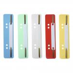 Durable FLEXI Punched Filing Strip Binding Clip Bar Tab - 25 Pack - Assorted 691000