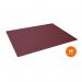 Durable Smooth Non-Slip Desk Mat Keyboard Mouse Pad - 5 Pack - 65x50 cm - Red 713303