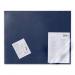 Durable Clear Overlay Non-Slip Desk Mat Notes Protector Pad - 65x52 cm - Blue 